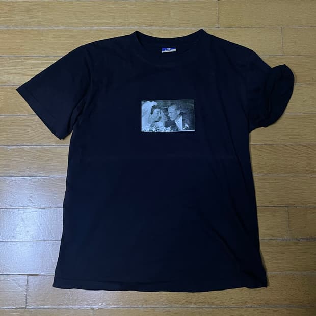 일본빈티지 핀터깔y2k 와투케펑크페어리 메리미 딱붙핏 반팔티셔츠