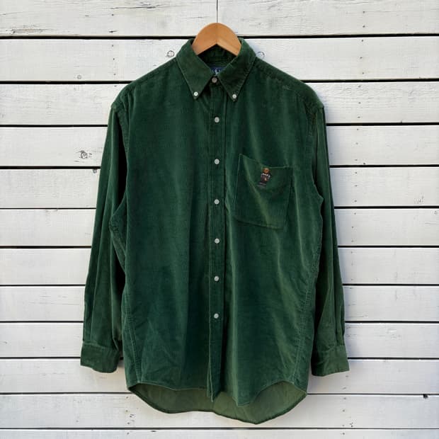 Polo 폴로 베어 곰돌이 코듀로이 셔츠