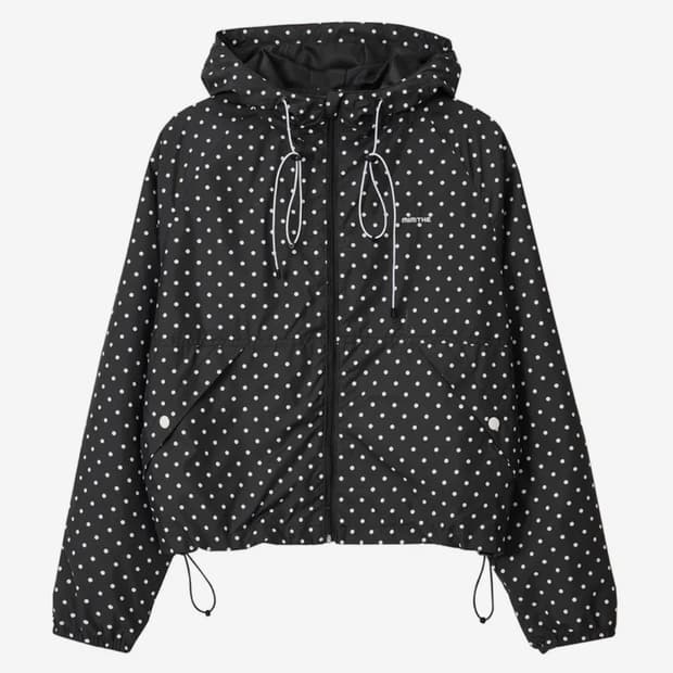 밈더워드로브 레인 도트 윈드브레이커 자켓
