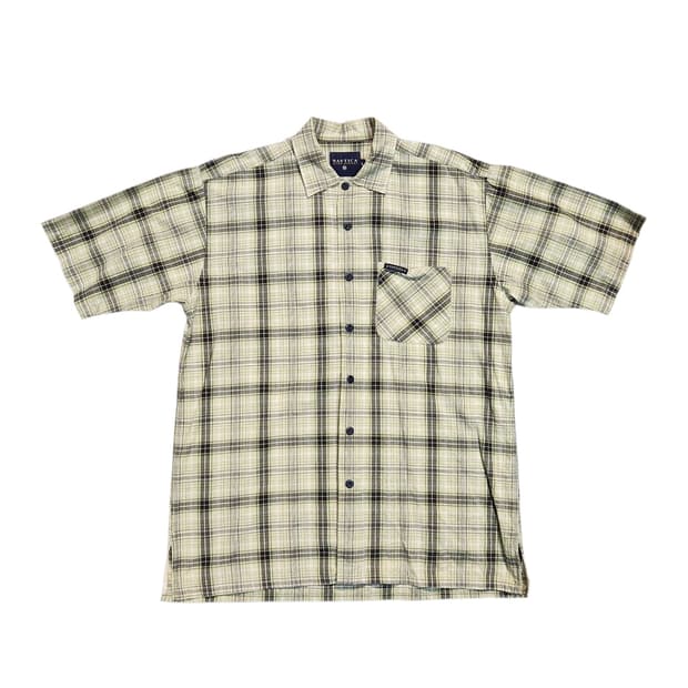 Nautica 체크 반팔 셔츠 (L)