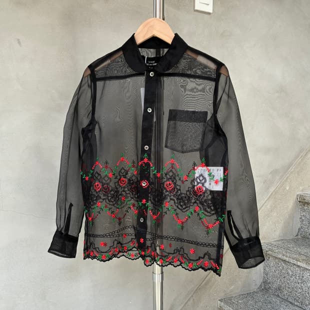 꼼데가르송 트리콧 셔츠