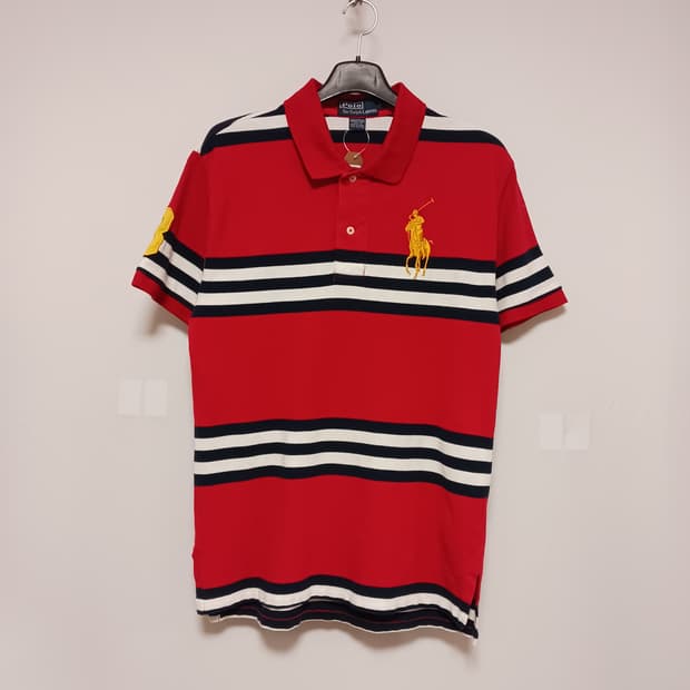 폴로랄프로렌 스트라이프 카라티셔츠