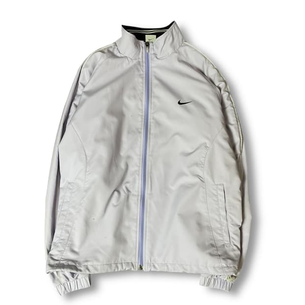 나이키 라이트블루 폴리 집업 자켓 L