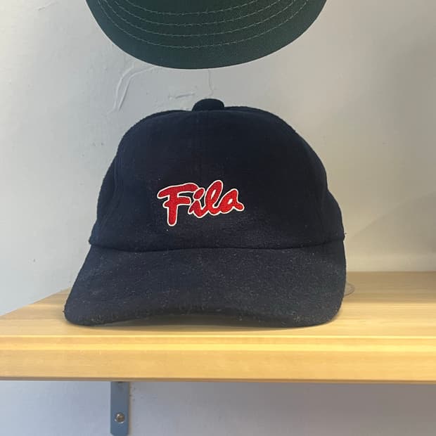 휠라 플리스 볼캡