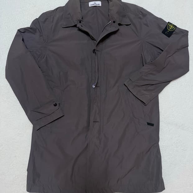 정품 스톤아일랜드 마이크로랩스 트렌치코트