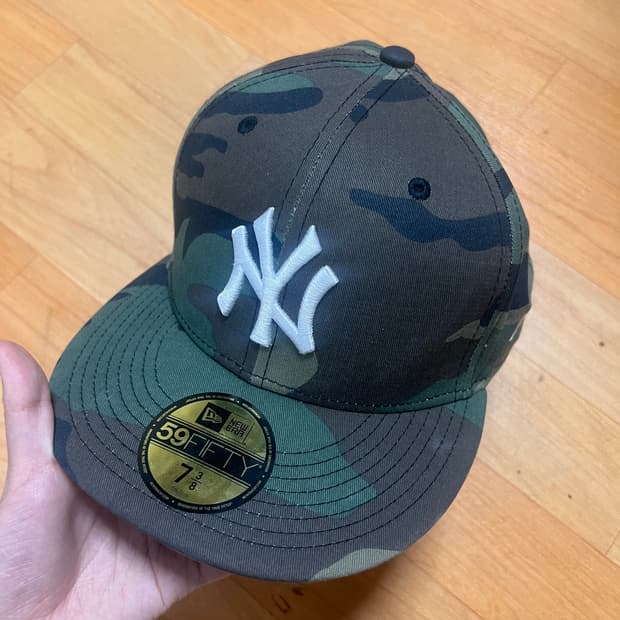 뉴에라 뉴욕양키스 카모 스냅백 7 3/8 59.7cm