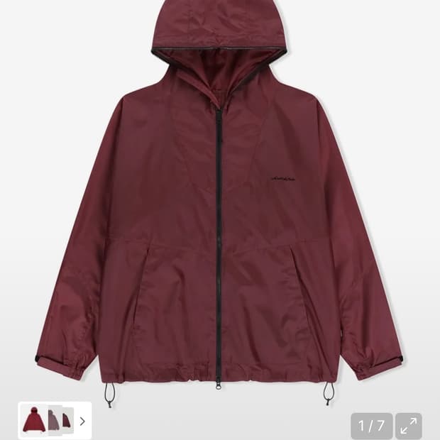 예스아이씨 Equip Windbreaker Violet m