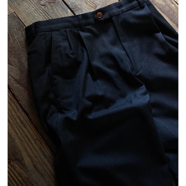 워드로브41 울 스트라이프 바텐더 팬츠 L