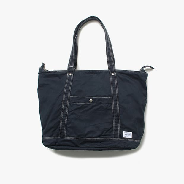  PORTER "Navy Tote Bag"