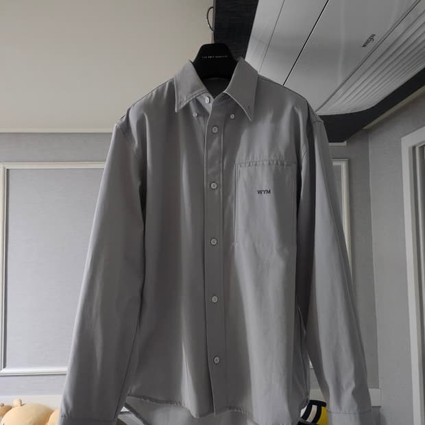 [거의 새것] 우영미 그레이 셔츠 남방 50