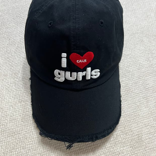 애즈이프캘리 볼캡 블랙