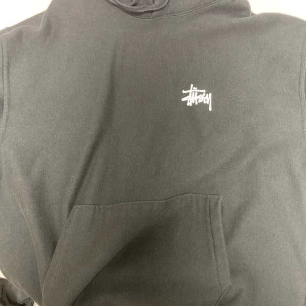스투시 로고 후드티 2023 XL