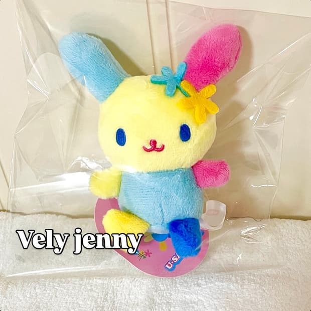 새상품)정품 산리오 우사하나 인형 키링 가방걸이 가챠