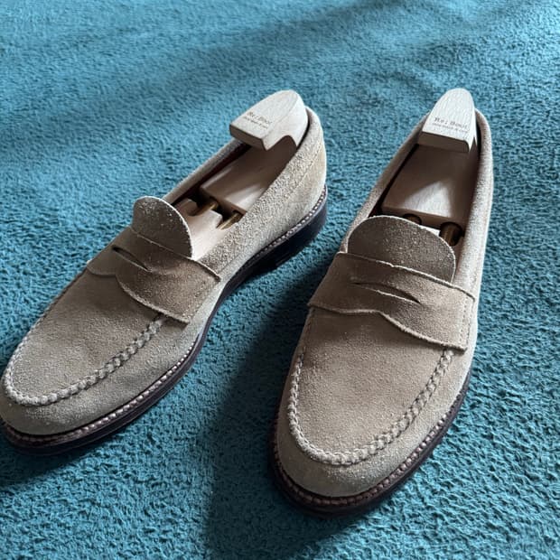 알든 스웨이드 로퍼 6244F 베이지 색상 265mm