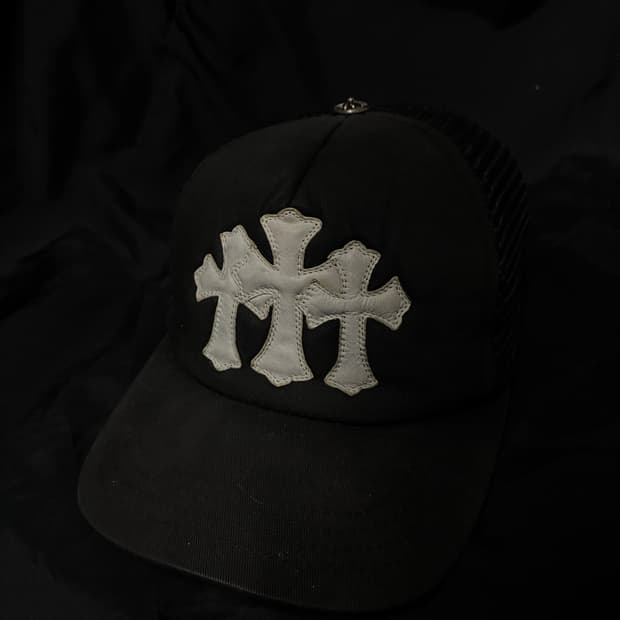 Chrome Hearts 크롬하츠 세메터리 가죽 패치 메쉬캡