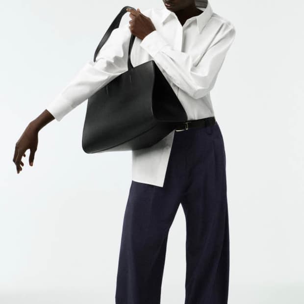 COS 코스 라운디드 피마 코튼 긴팔 셔츠 (새상품)