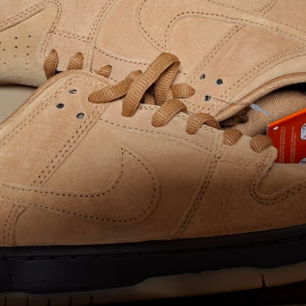 나이키 덩크SB wheat 된장 270