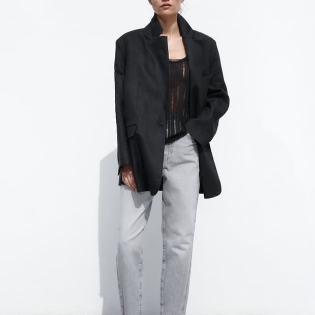 ZARA 자라 그레이 데님