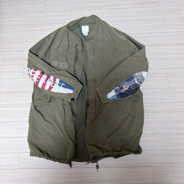 2) 19aw 비즈빔 콜라쥬 피쉬테일 올리브