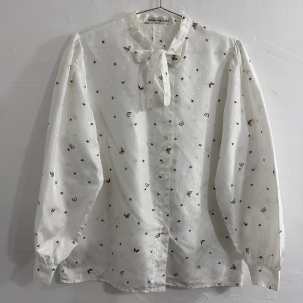 hanae mori tops star blouse