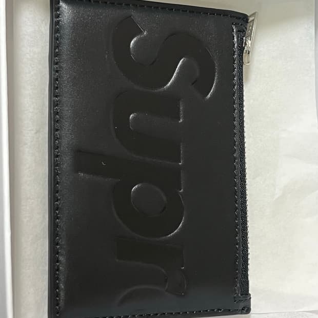 슈프림 레더 카드지갑