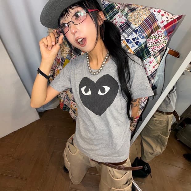  ♥ 꼼데가르송 하트 로고 반팔티셔츠 ♥ 