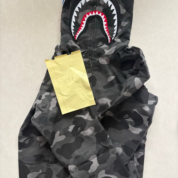 베이프 샤크후드 흑계