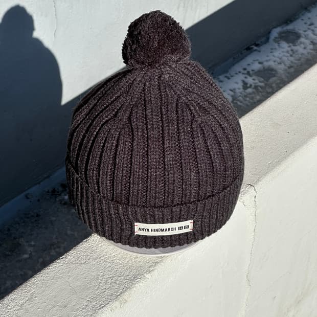 [F] 유니클로 아냐 힌드마치 폼폼 비니 모자