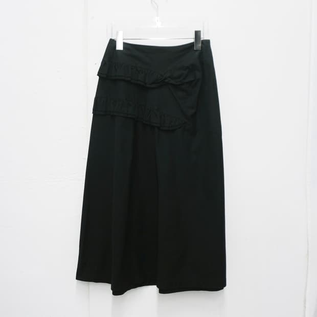 COMME DES GARÇONS tricot ruffle skirt