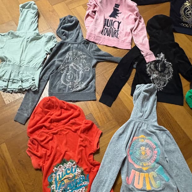 쥬시꾸뛰르 후드집업 일괄 (개당 구매도 가능)