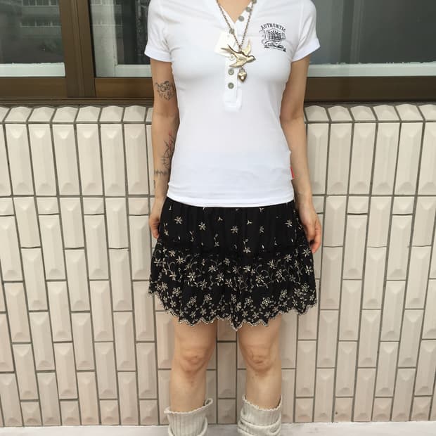 Henry neck t shirt