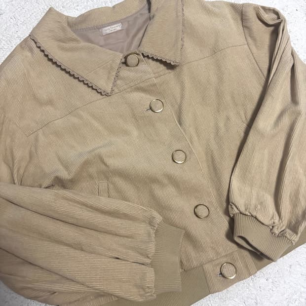 엑시즈팜 포에티크 골덴 자켓 라떼갸루 axesfemme poetique