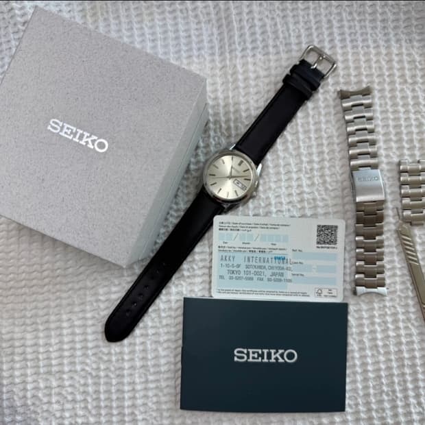 세이코 SBTH007 풀박스 + 신품 소가죽 스트랩