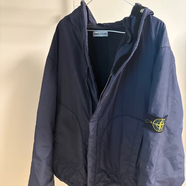 스톤아일랜드 01ss 가먼트 다잉 후디 자켓
