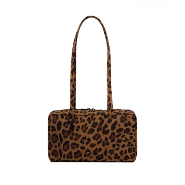 BAGGU 바쿠 보울러백 스몰 레오파드 새상품