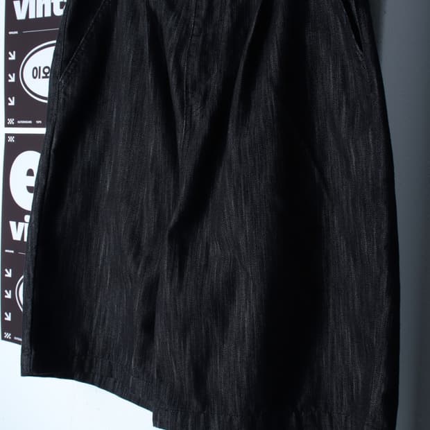 (L-XL) 어널러코드 반바지 팬츠 버뮤다 데님 흑청 스트릿-P9940
