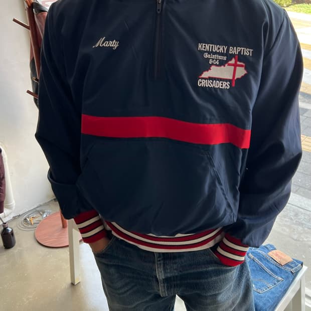 Kentucky Baptist Crusaders 웜업 자켓