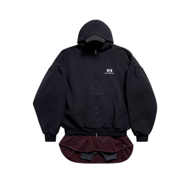 [1] 발렌시아가 유니티 레이어드 오버사이즈 후드자켓