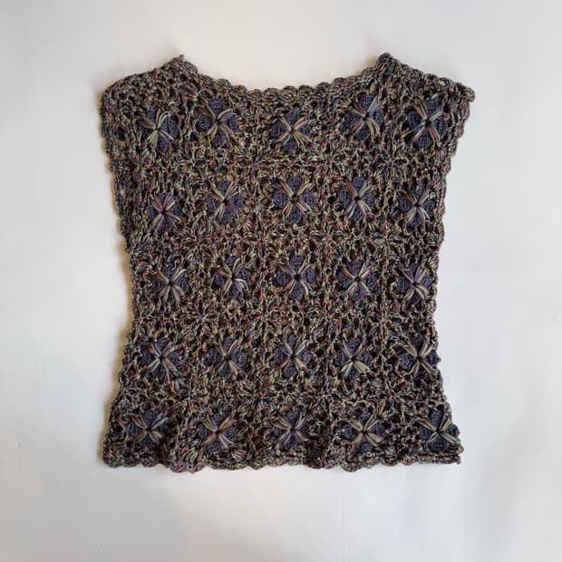 Multicolor Crochet Top 