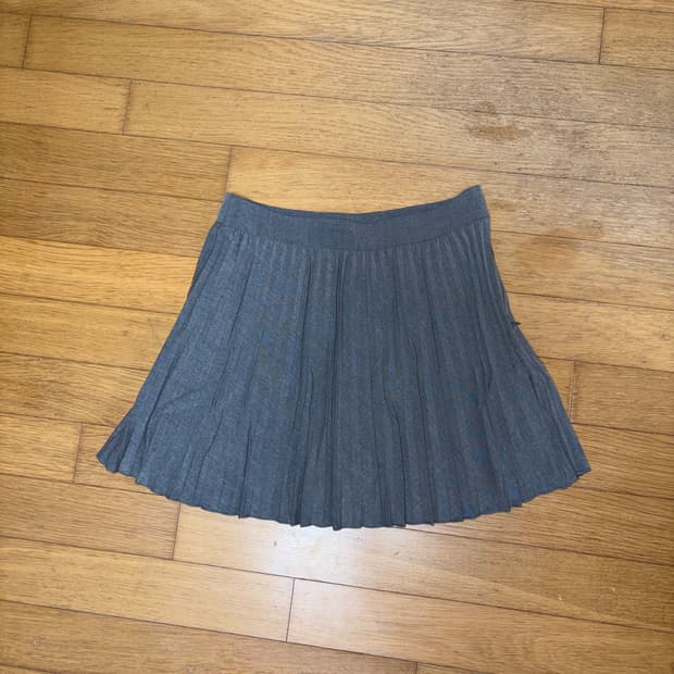 자라 플리츠 미니스커트