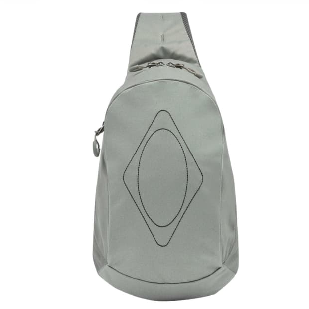 미스치프 롬버스 포켓 슬링백 카키 베이지