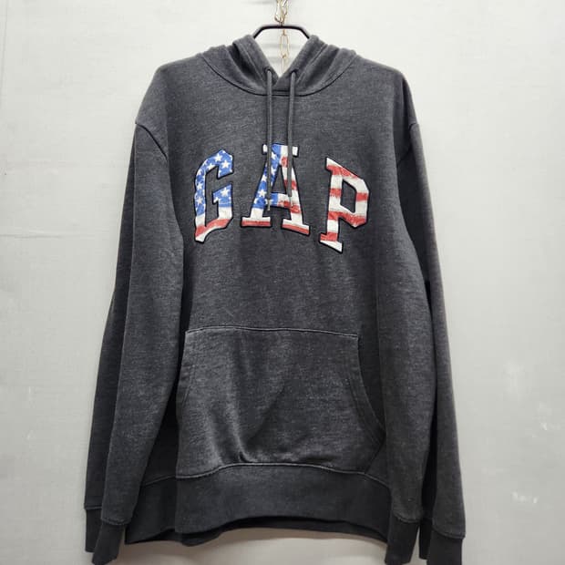 GAP 갭 성조기 빅로고 후드티 XL(2XL)