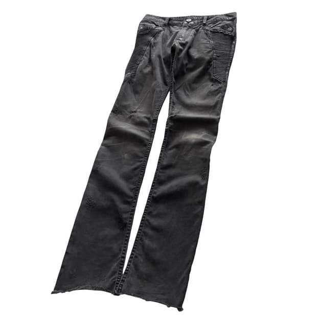14th addiction distressed coated jeans
