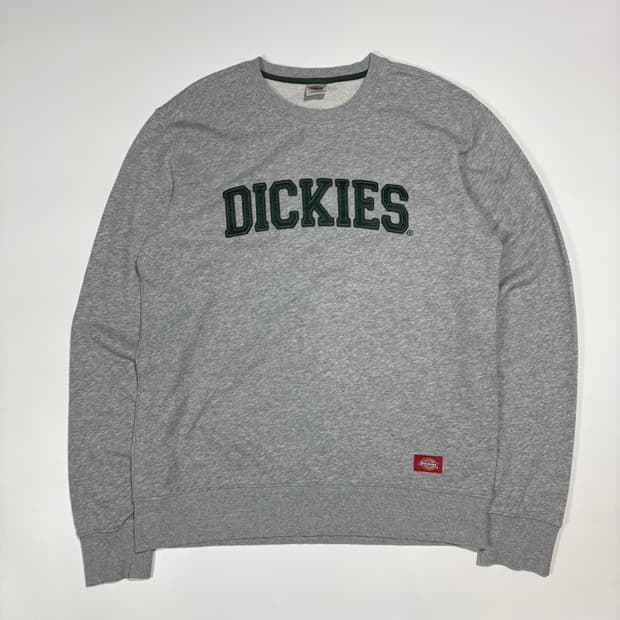 디키즈 그레이 로고 맨투맨 