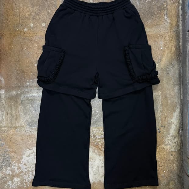 레이어드 스트럭처 스웻팬츠