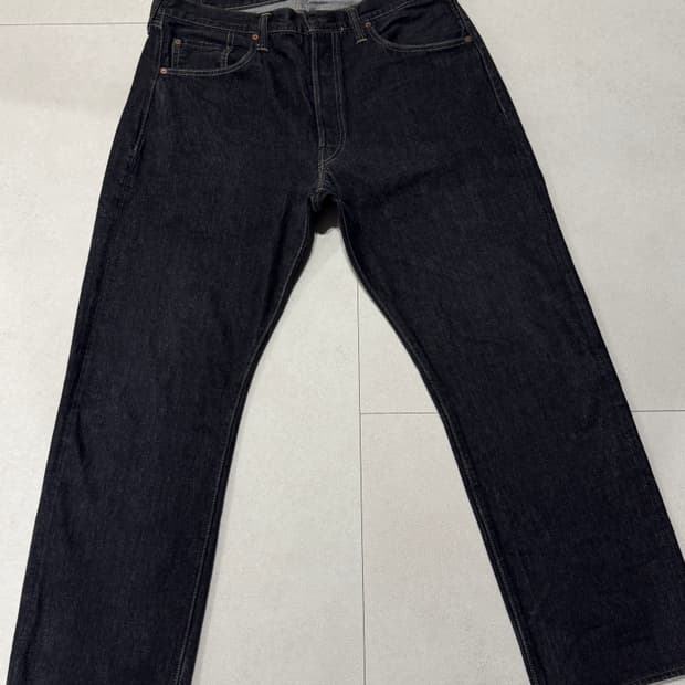 프리휠러스 601B 데님 팬츠 블랙 36