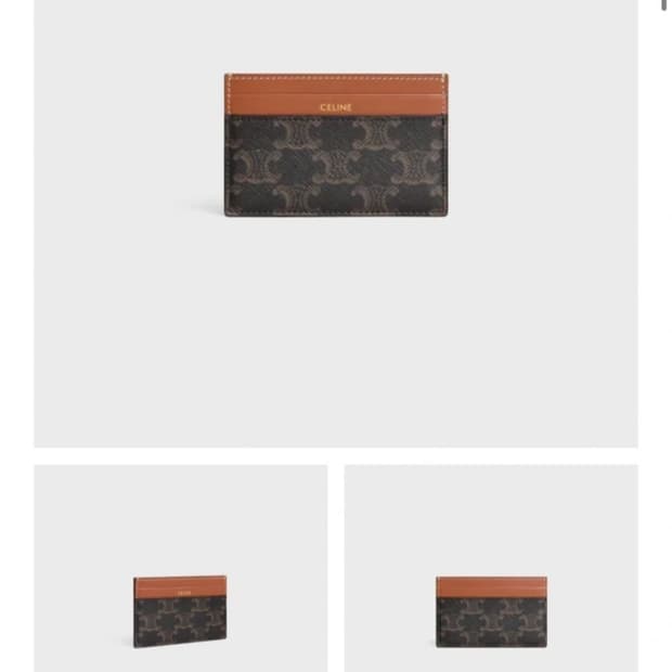 셀린느 트리옹프 카드지갑 새상품