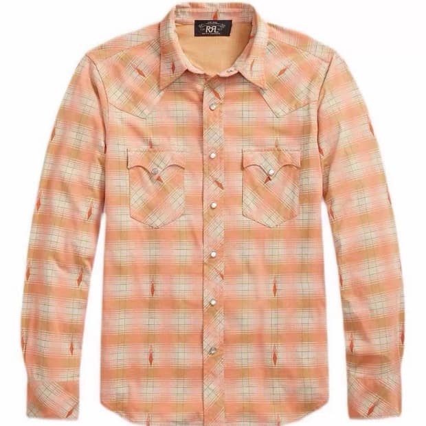 rrl 웨스턴 셔츠 2종 xl