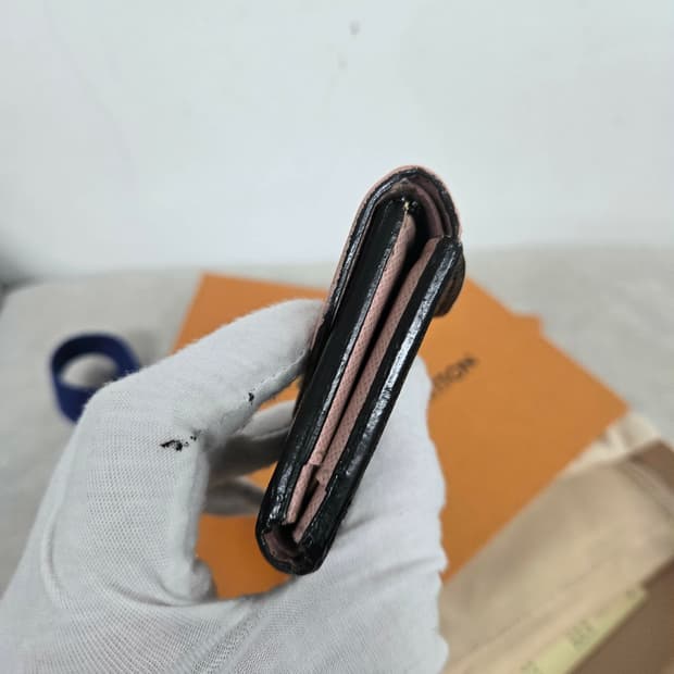 [보증서 정품]루이비통 미니 중지갑