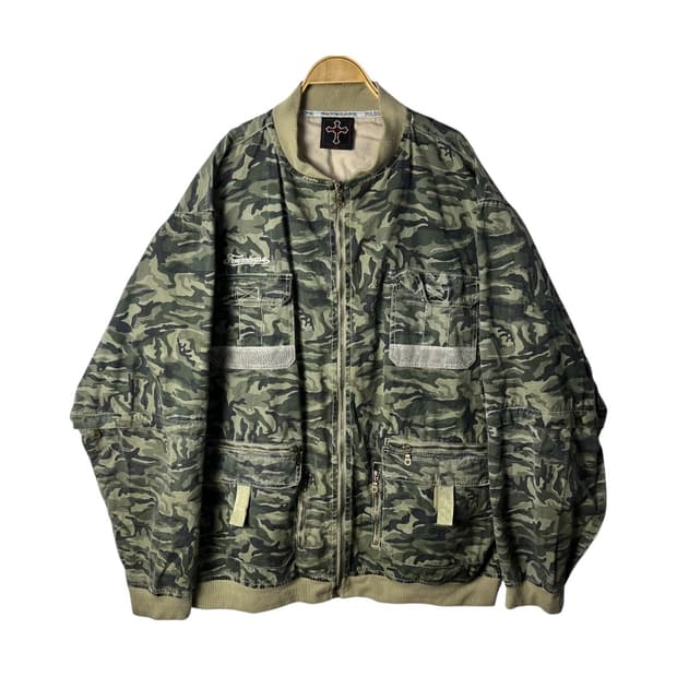 [FARSCAPE] 카모 데님 바시티자켓